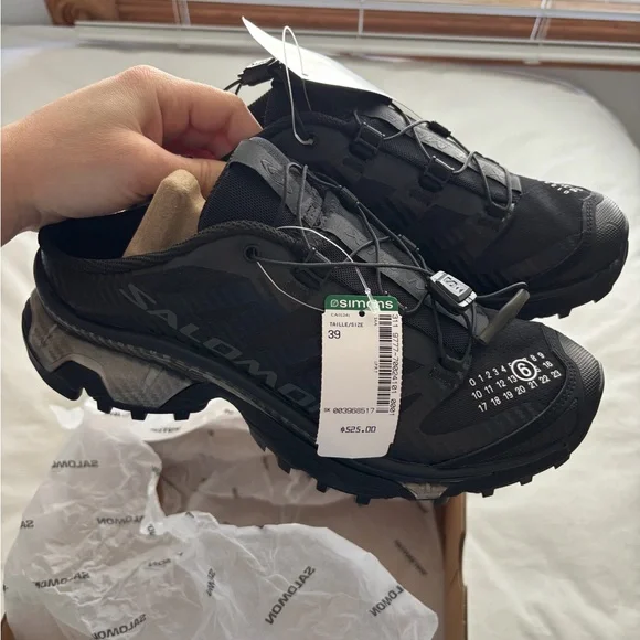 Salomon XT-4 Mule MM6 Maison Margiela Black Shoes - Picture 8 of 10